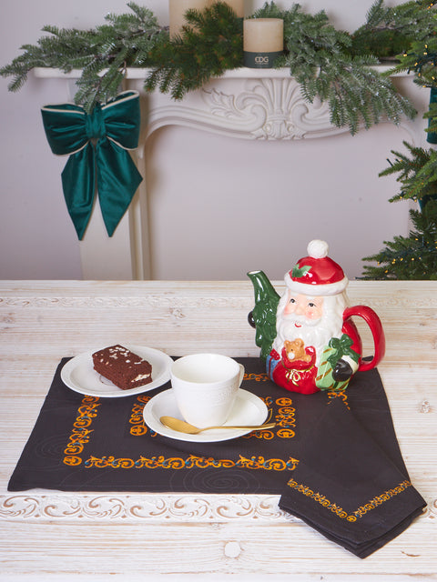 Set 2 pezzi tovaglietta colazione Caroling Light