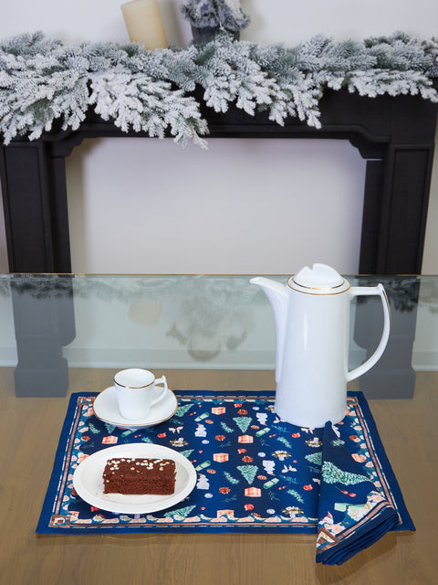 Set 2 pezzi tovaglietta colazione Jingle Joy